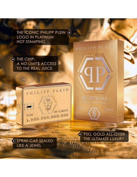 Philipp Plein No Limit$ Gold EDP Hombre 90 ml Online