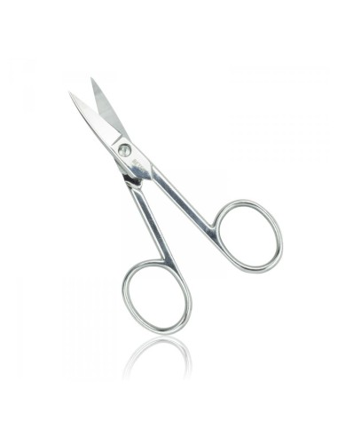 TIJERA MANICURA UÑAS CURVA CROMADA