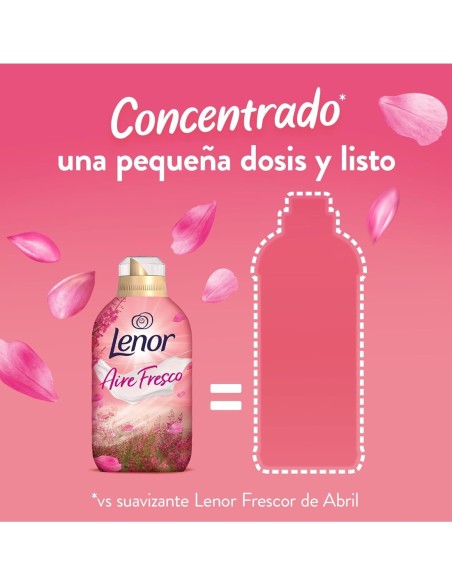 Lenor Aire Fresco 50 dosis, suavidad que facilita el planchado.