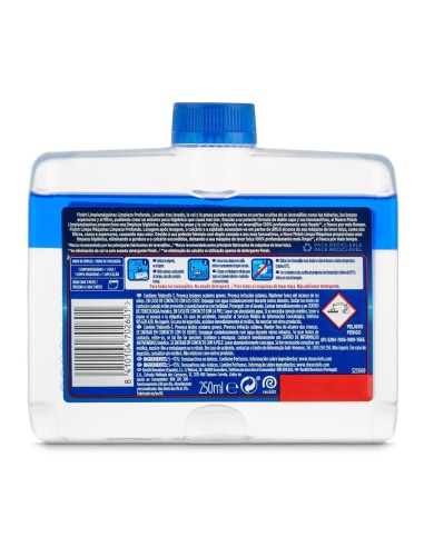 Botella de Limpiamáquinas Finish, elimina la cal y la grasa oculta.