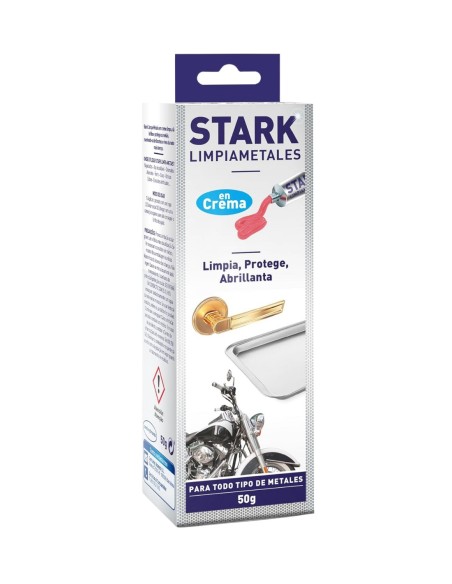 Tubo de Stark Limpia Metales en Crema 50 gramos para metales preciosos.