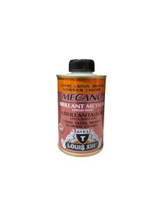 Mecano Limpia Metales Abrillantador líquido en botella de 125 ml.