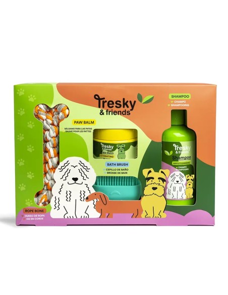 Set Mascota Tresky & Friends 4 Piezas | Champú + Bálsamo