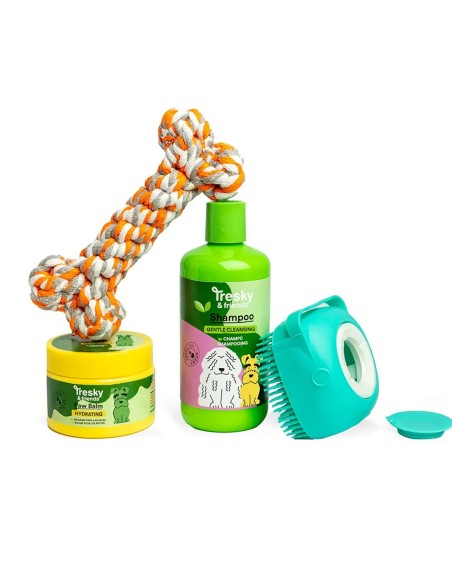 Set Mascota Tresky & Friends 4 Piezas | Champú + Bálsamo