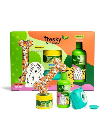 Set Mascota Tresky & Friends 4 Piezas | Champú + Bálsamo