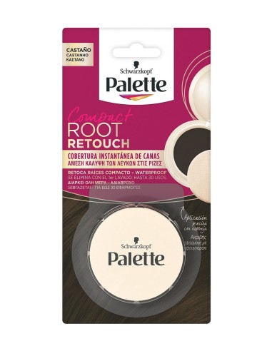 Estuche de polvo compacto corrector de raíces Palette Compact Root Retouch tono castaño