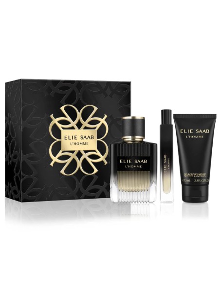 Elie Saab L'Homme Set: VAP 100ml, Gel 75ml y VAP 10ml.