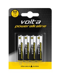 Pilas Alcalinas VOLTA Power AA LR06 - Blíster 4 unidades