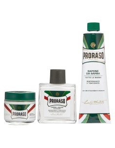 Estuche vintage Proraso set afeitado 3 piezas 2