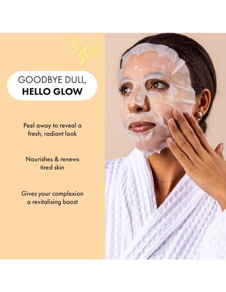 Mascarilla 7th Heaven Vitamina C cápsula luminosidad.