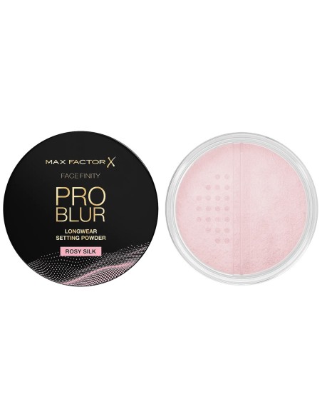 Polvos sueltos tono Rosy Silk fijador matificante.