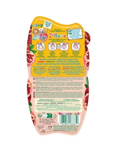 Mascarilla 7th Heaven Peel-Off con Vitamina C brillo 2