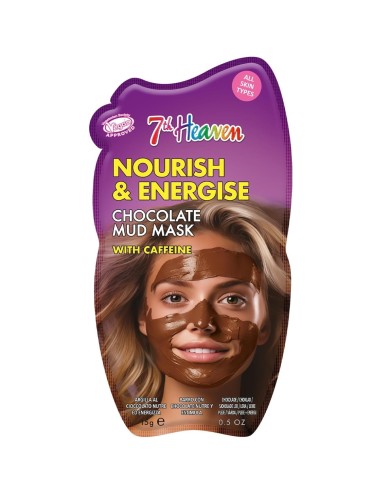 Mascarilla 7th Heaven barro chocolate y cafeína