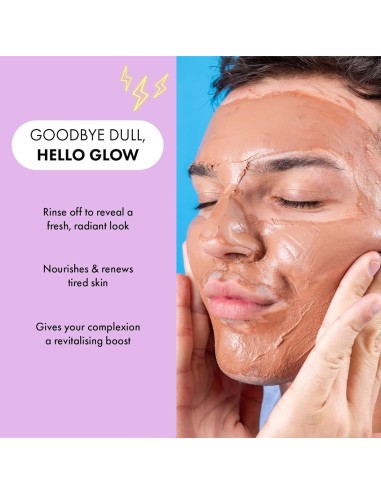 Mascarilla facial energizante para piel apagada