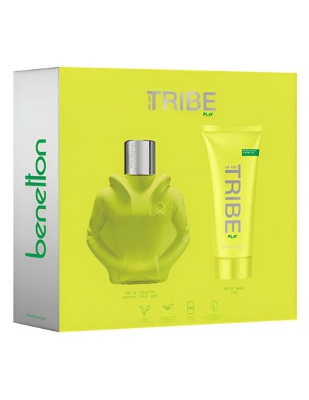 Benetton Tribe Play EDT 90ml set hombre flúor