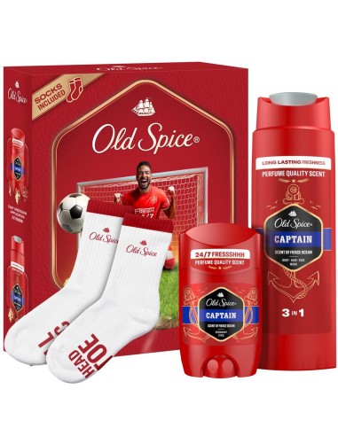 Pack Old Spice Captain con calcetines de regalo