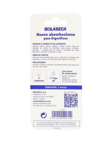 Neutralizador de olores con carbón activo.