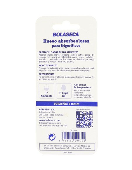 Neutralizador de olores con carbón activo.