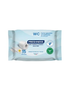 Papel higiénico húmedo Freshness formato viaje 15 uds
