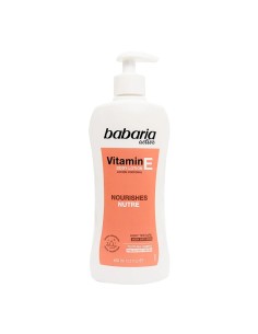 Body Milk Babaria Vitamina E piel muy seca