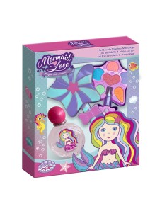 Mermaid Love set colonia 50 ml y maquillaje piruleta.