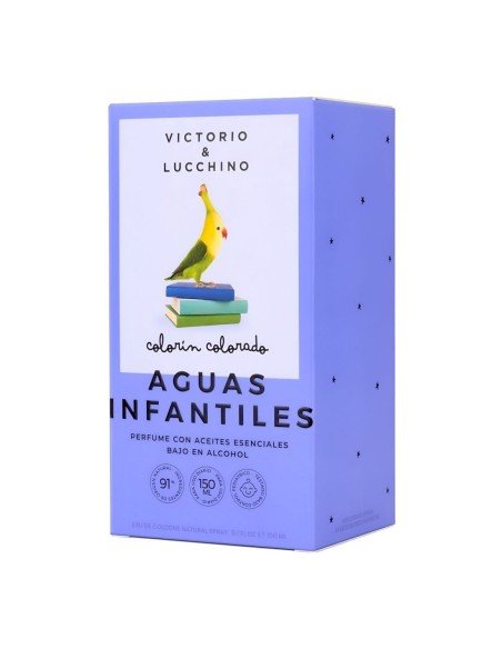 Aguas Infantiles V&L perfume con aceites esenciales.