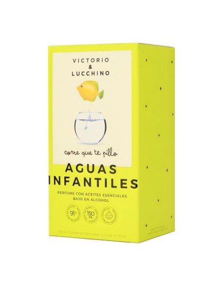 Aguas Infantiles V&L perfume bajo en alcohol.