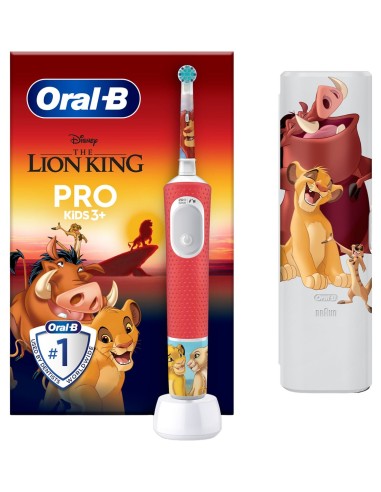 Estuche de viaje cepillo Oral B infantil The Lion King.