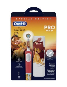 Cepillo eléctrico Oral B Pro Kids Rey León +3 años.