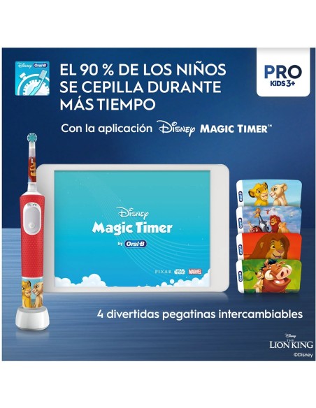 Cepillo Eléctrico Oral-B Kids Rey León: Limpieza para niños