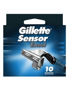 Gillette Sensor Excel recambios cargador 10 unidades.