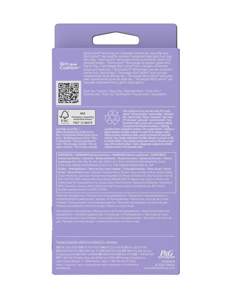 Maquinilla Venus con 2 recambios barras de gel