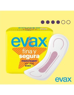 Evax Super sin alas para flujo abundante 13 Uds 2