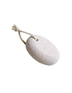 Piedra pómez ovalada natural con cordón