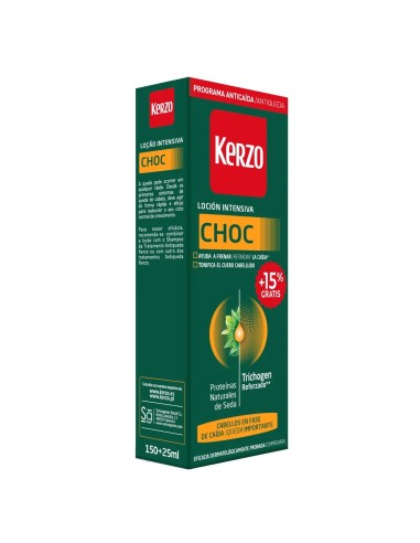 Tratamiento intensivo anticaída Kerzo Choc 175 ml