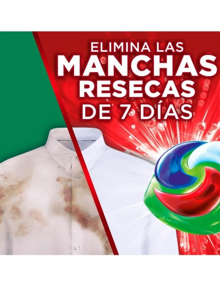 Detergente Ariel cápsulas máximo poder quitamanchas