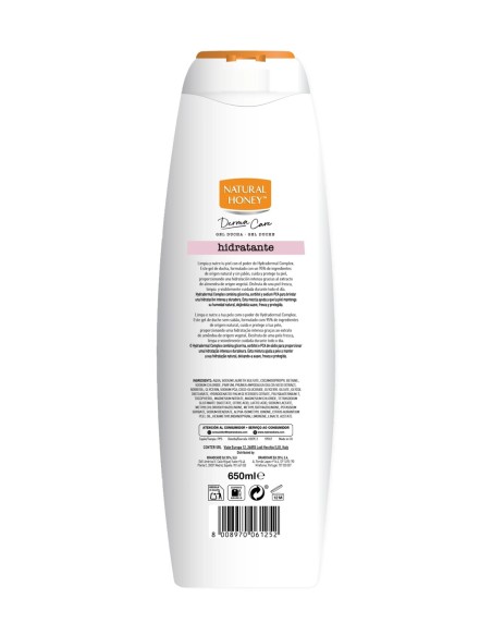 Envase Gel de Baño Natural Honey Hidratante