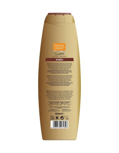 Gel de baño argán hidratante piel suave