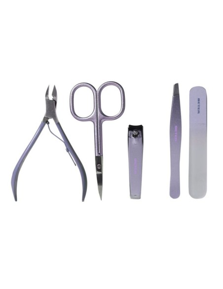 Set de viaje con cortacutículas, tijeras y cortauñas