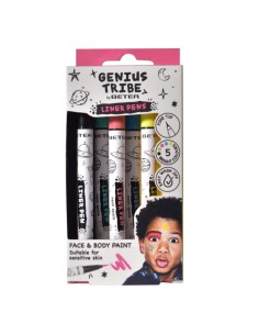 Genius Tribe Rotuladores cara y cuerpo punta fina