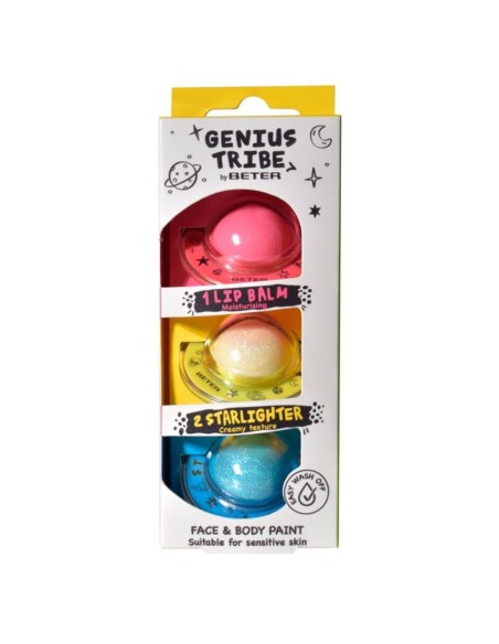 Set Bálsamo Labial e Iluminadores Genius Tribe Beter