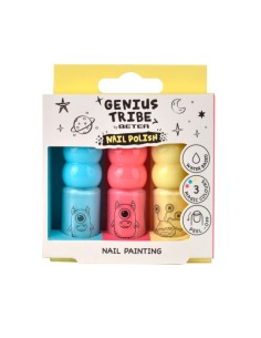 Set Beter Genius Tribe esmaltes de uñas peel off