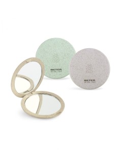 Espejo de bolso Beter Natural Fiber doble aumento x4