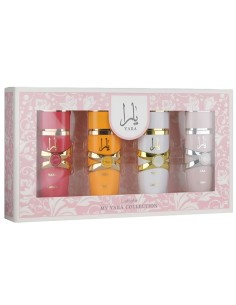 Perfume árabe colección Yara de Lattafa 4 frascos