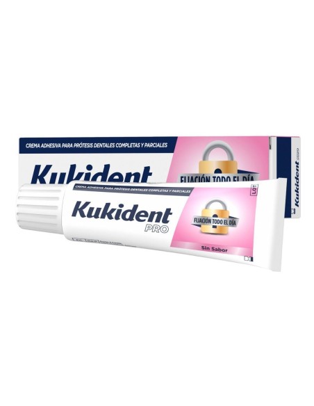 KUKIDENT CREMA ADHESIVA PROTESIS DENTAL COMPLETE SIN SABOR 47 GRS