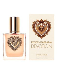 Dolce & Gabbana Devotion Eau de Parfum 50 ml con frasco y caja decorada con Sagrado Corazón