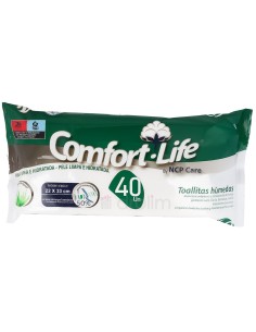 Paquete Toallitas Húmedas Confort-Life Adulto 40 unidades