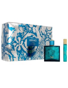 Estuche de regalo Versace Eros para hombre, perfume amaderado