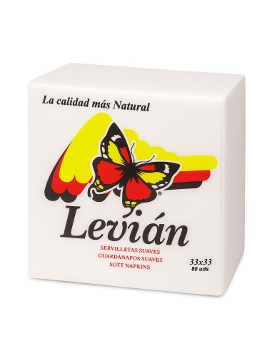 Servilleta 33x33 Levian 1 Capa 80 uds