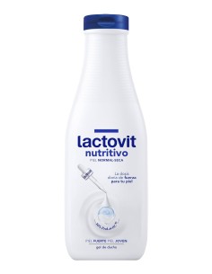 Botella de gel de ducha Lactovit para piel seca